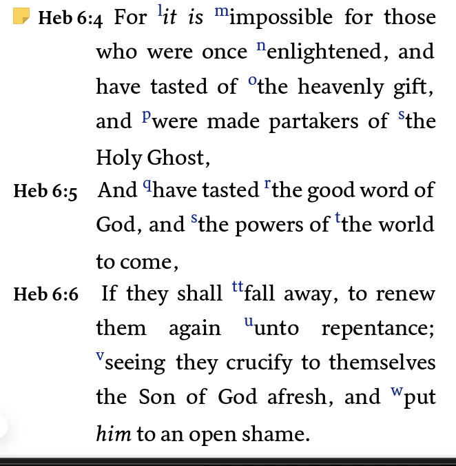 Hebrews 4:6